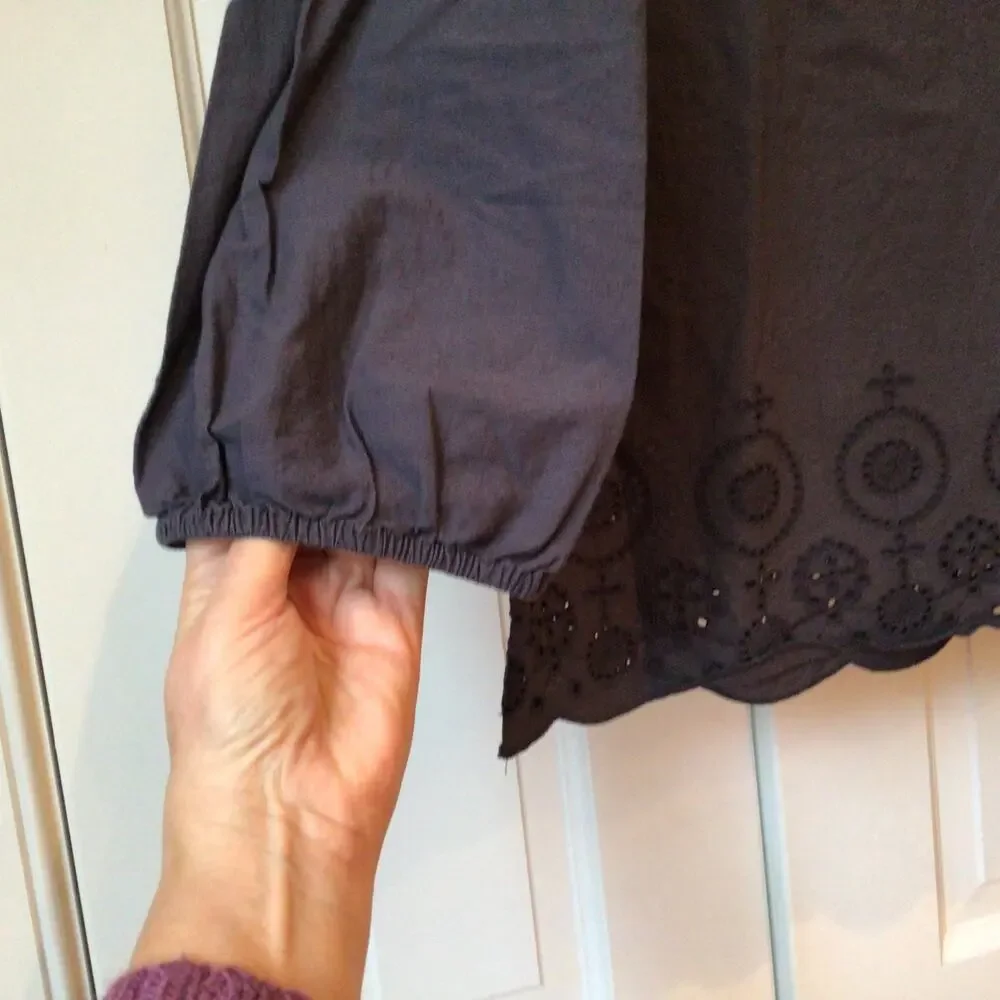 J Crew Mercantile  Cotton Blouse Sz S